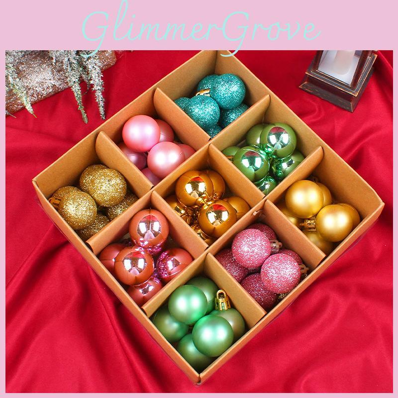 Christmas Ornament Ball With Christmas Tree Decor For Holiday Gift And Celebration