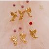 6pcs Christmas  Angel  Pendant Gold Silver Creative Little Angel Christmas Tree Doll Decor