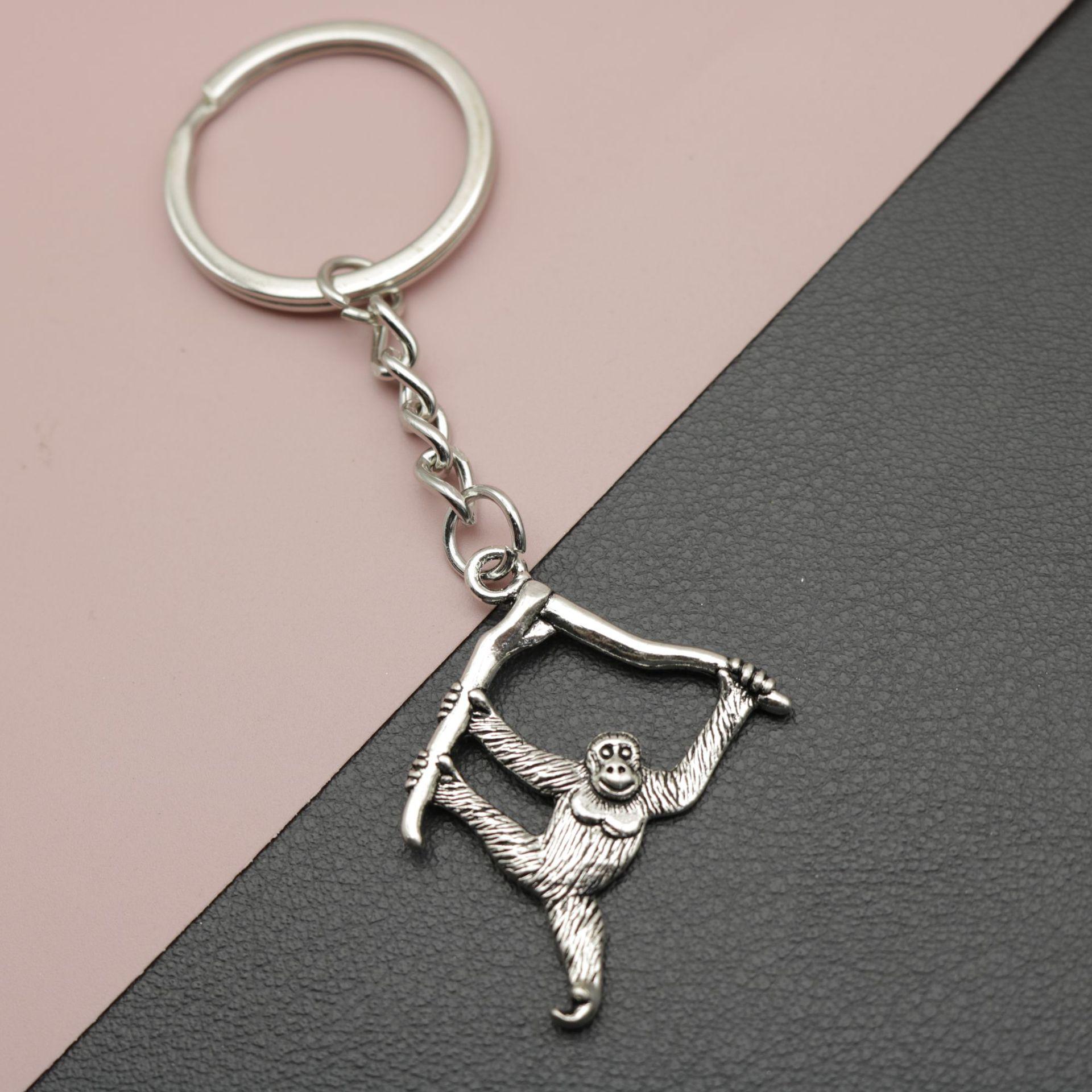 Xiyin Hot Selling Simple Gorilla Keychain Pendant