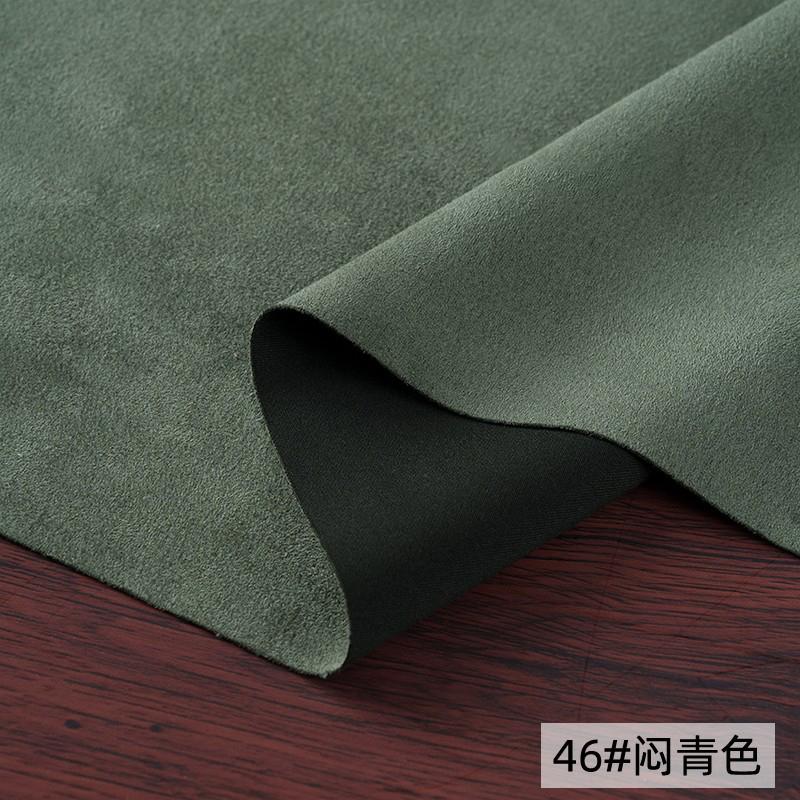 Suede Knitted Air Layer Fabric Brushed Elasticity High Quality Soft Smooth Delicate for Sewing Clothes 860g/m
