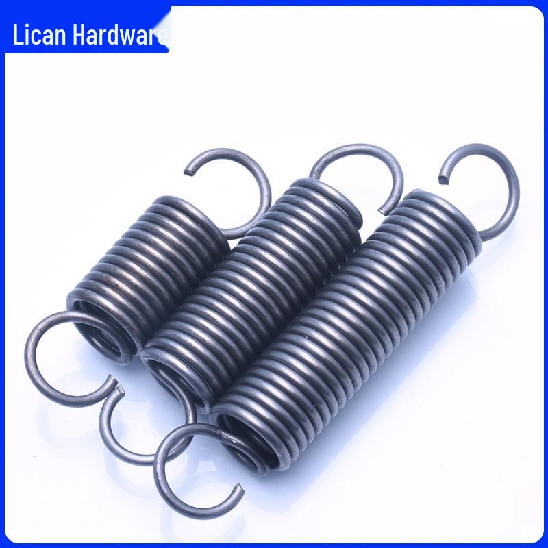 1.5-1.6 Extension Spring, L-shaped Hook Tension Spring, Spring Steel Round Wire Mechanical Spring 1.5*16*50【2 pieces】