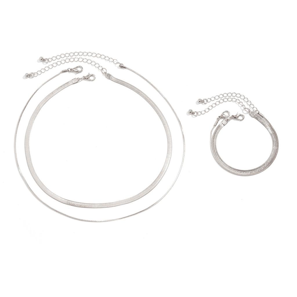 Double Snake Bone Jewellery Necklaces Women Hundreds Of Fine Chain Jumper Chain Hip Hop Set Necklace Jewellery