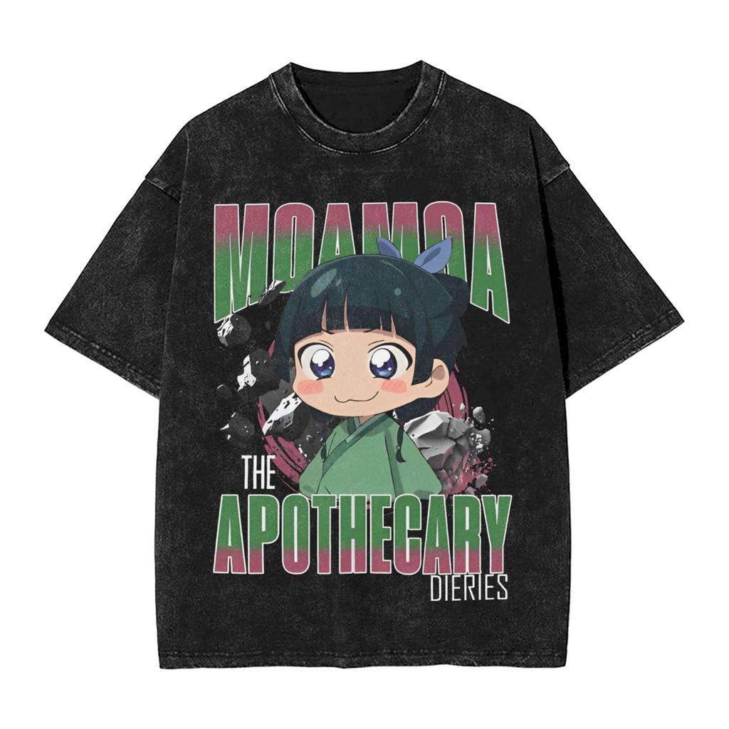 Maomao the Apothecary Diaries Anime T-shirt Lavata Oversize T-shirt T-shirt per Uomo Donna Abbigliamento Manica Corta Magliette