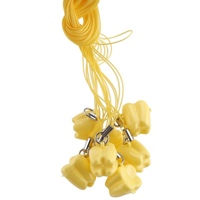 

5/10PCS Cute Kids Teeth Storage Box with Necklace Cute Deciduous Tooth Organizer Keepsake Holder for Milk Teeth 10PCS жовтий