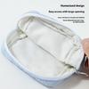 Sanitary Napkin Storage Bag Toiletries Keys Cards Storage Bag Organizer Floral Pattern Zipper Closure Travel Essentials Case