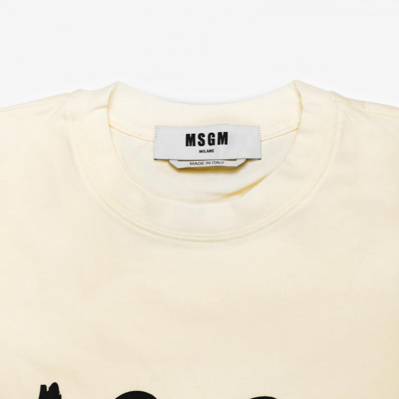 MSgm BruShed Logo Women S T ShirT 2000mdm510