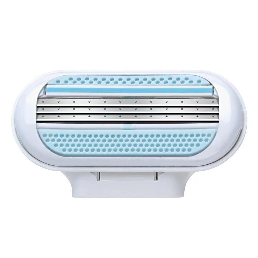 Women s 3-Layer Stainless Steel Razor Head & Holder Set