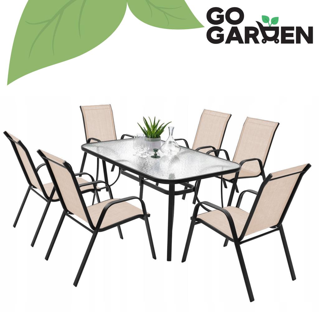 Metal garden chair, terrace, balcony, armchair, modern, 2 pcs.