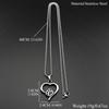 Dog Cat Mom Gift Paw Heart Chain For Women Men Stainless Steel Hiphop Aniaml Pet Lover Hiphop Necklace Jewelry Daily Wear
