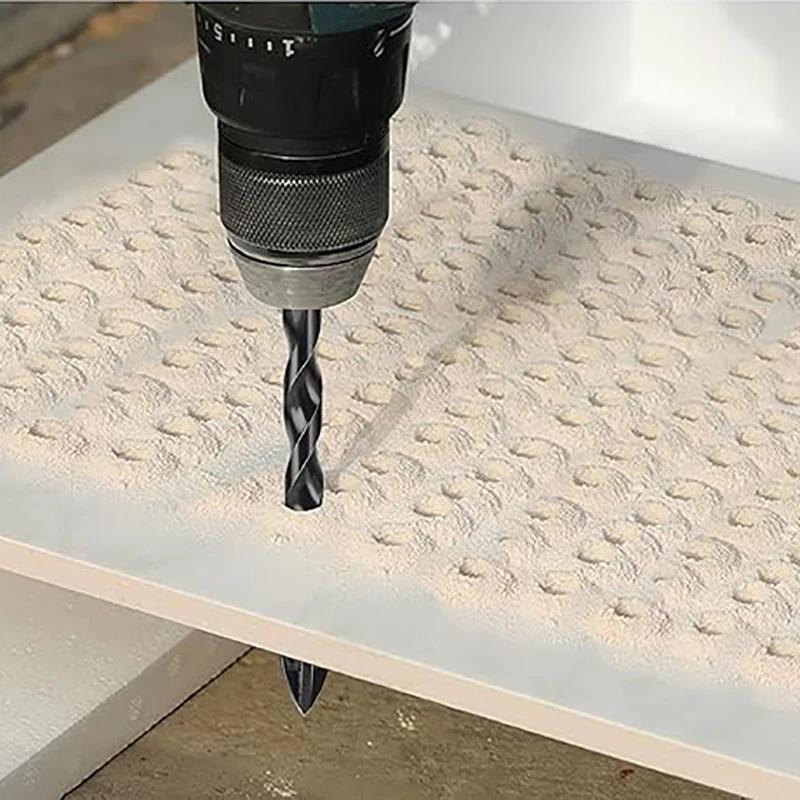 High-Four-edged 14/7Pcs 3-12mm Masonry Drill Bits Concrete Drill Bit Set Tungsten Carbide Tip Work with Concrete Stone Carbide