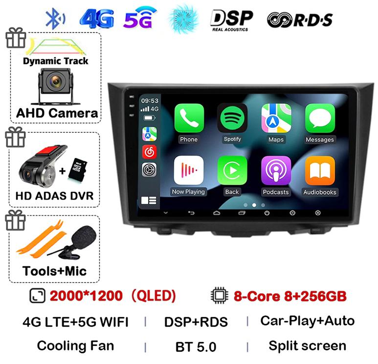 Android 14 Carplay Auto For Suzuki Kizashi 2009 2010 2011 2012 2013 2014 2015 Car Radio GPS Stereo Multimedia Player Head Unit