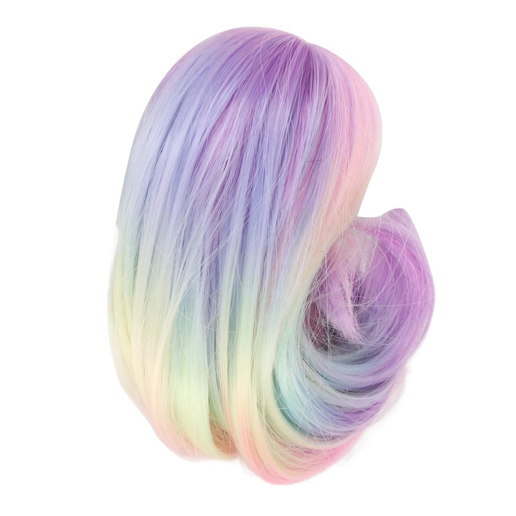 1 6 Ball Jointed Doll Wig Simulation Scalp Soft High Temperature Silk Doll Replacement Hair Wig for 15.5‑17cm Head