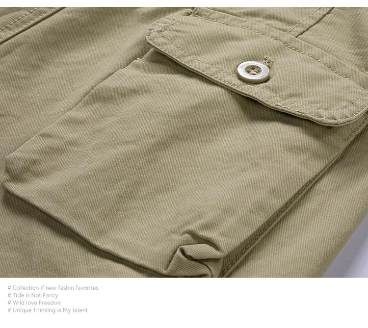 Herren Sommer Cargo Shorts - Vielseitige Japanische Trend 5-Punkt Hose