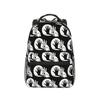 Shadow Puppet Rabbit Bunny Design Print Backpacks Boys Girls Bookbag Students School Bags Cartoon Laptop Rucksack Shoulder Bag