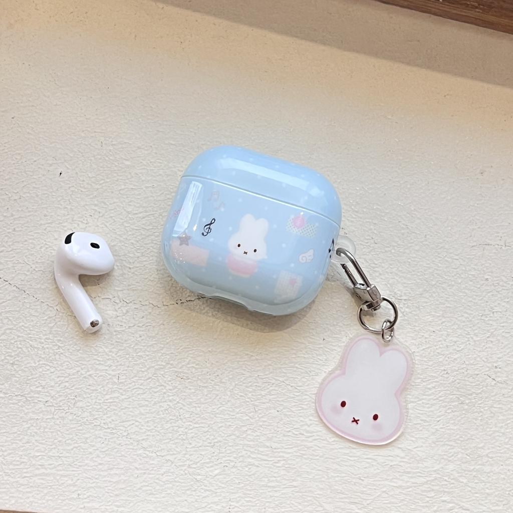Cartoon Miffy Rabbit Suitable for Apple AirpodsPro1 Bluetooth Headset 1 Protective Case Soft Case Headphone Case 1st Generation PR