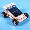 Montage Holzauto Modell Solarbetrieben Lernfahrzeug Spielzeug Solarmodell Auto Wissenschaftliches Lernen