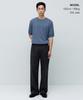 MUSINSA STANDARD Washable Supima Cotton Crew Neck Short Sleeve Knit [Blue Gray]