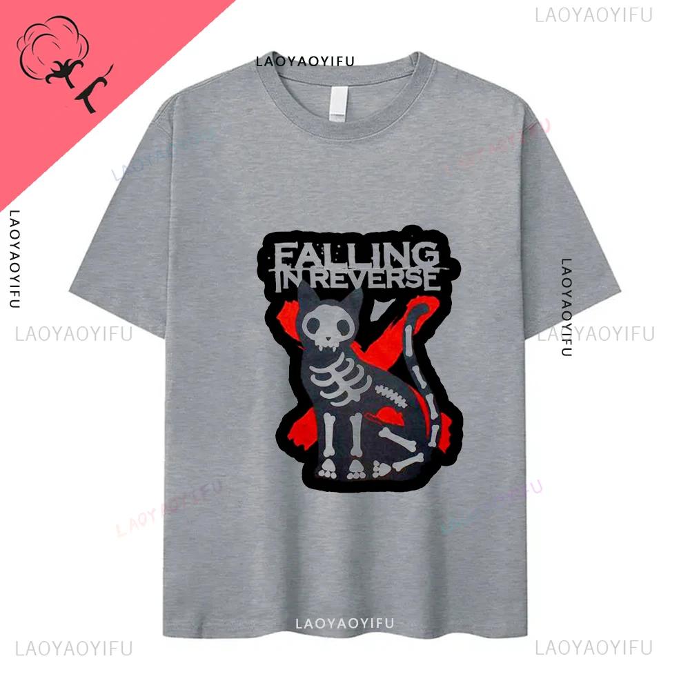 Rock Band Falling In Reverse Official Merchandise The Death Shirt Accessories Men Women Cotton Novelty T-shirt Short Sleeve Tee