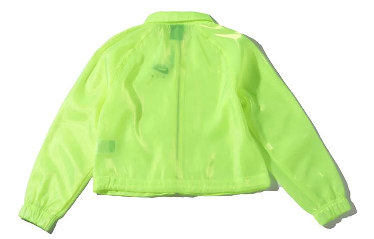Nike Jacken Damen Neongelb Stehkragen Moderat CU5545-702