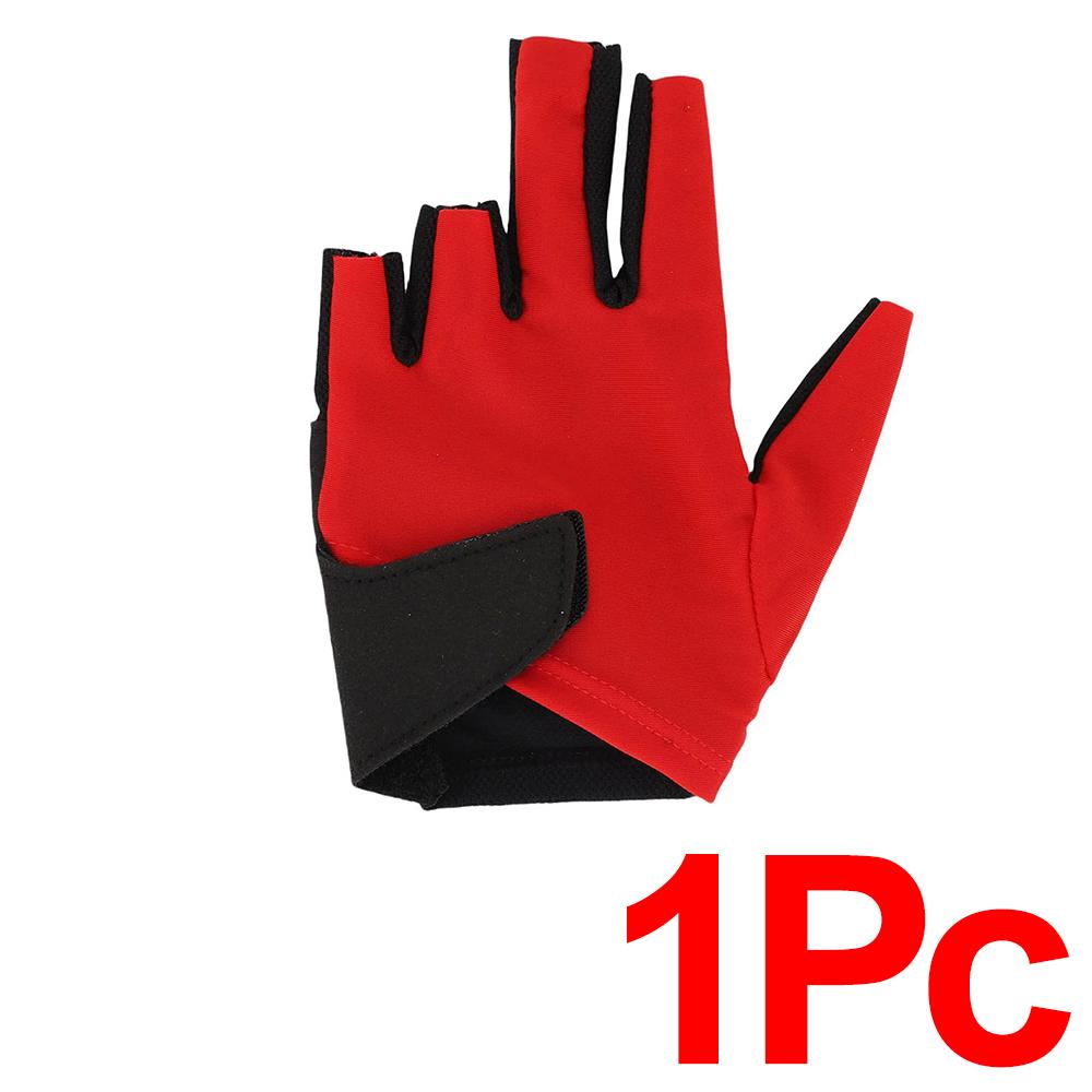 Left Hand Five Finger Billiard Glove Breathable Elastic Anti Slip Pool Glove Men Women Pro Snooker Glove Durable Comfortable