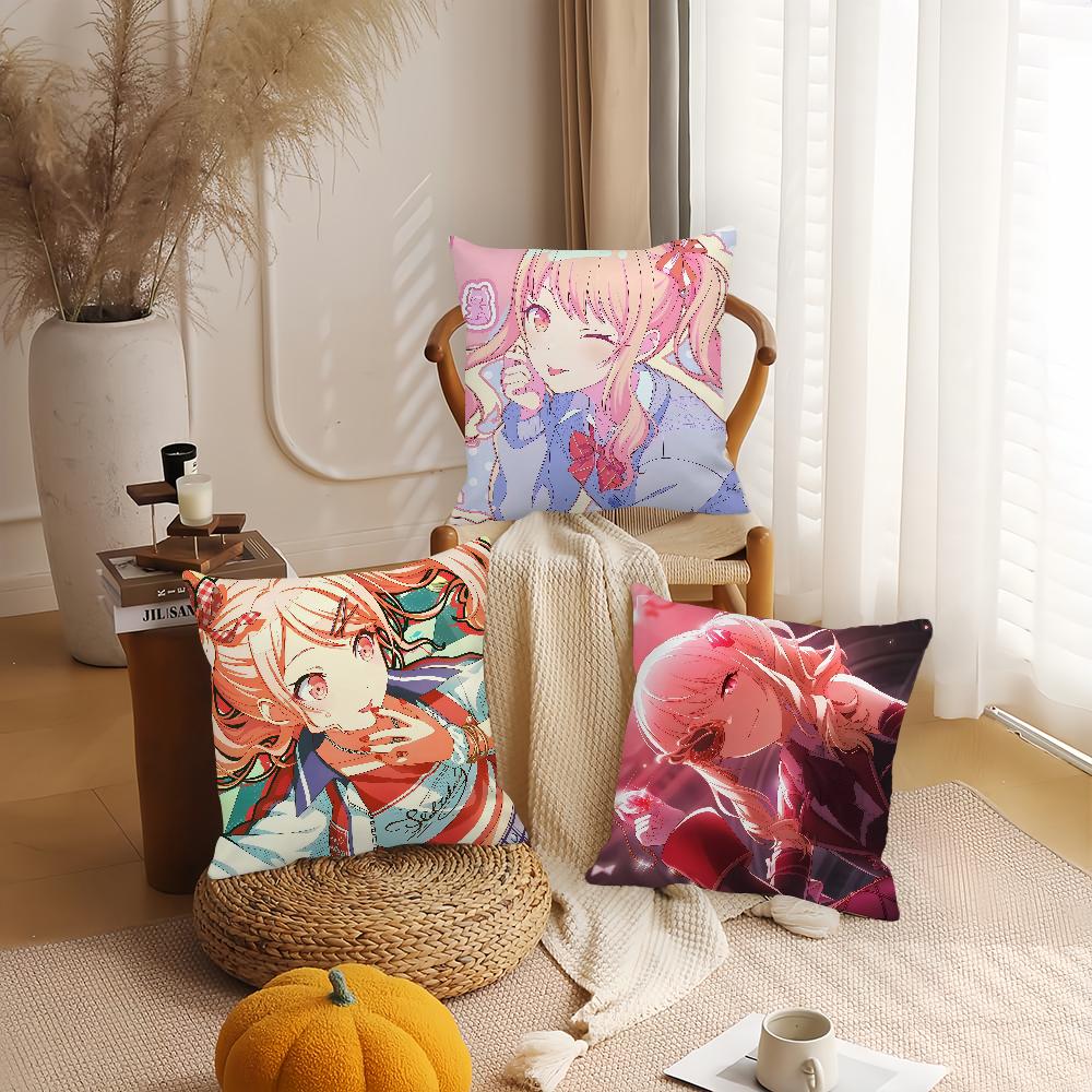 Federa Cuscino Singer A-Akiyama M-Mizuki Cuscini da Ufficio Adatti per Divano Auto Camera da Letto Copricuscino Decorativo