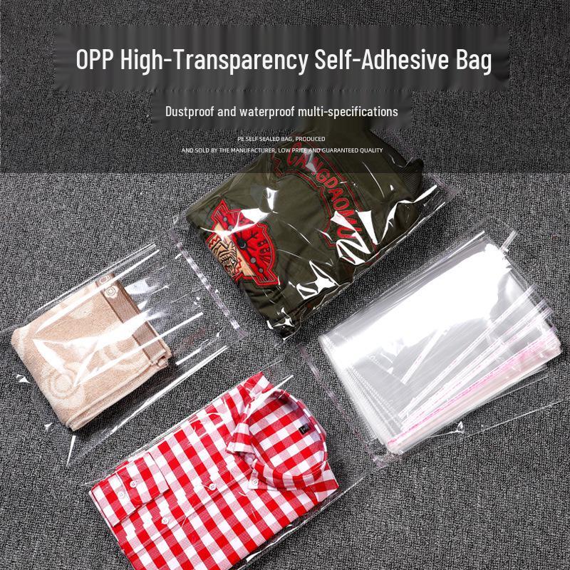 Transparente selbstklebende Plastiktüte für Kleiderverpackung