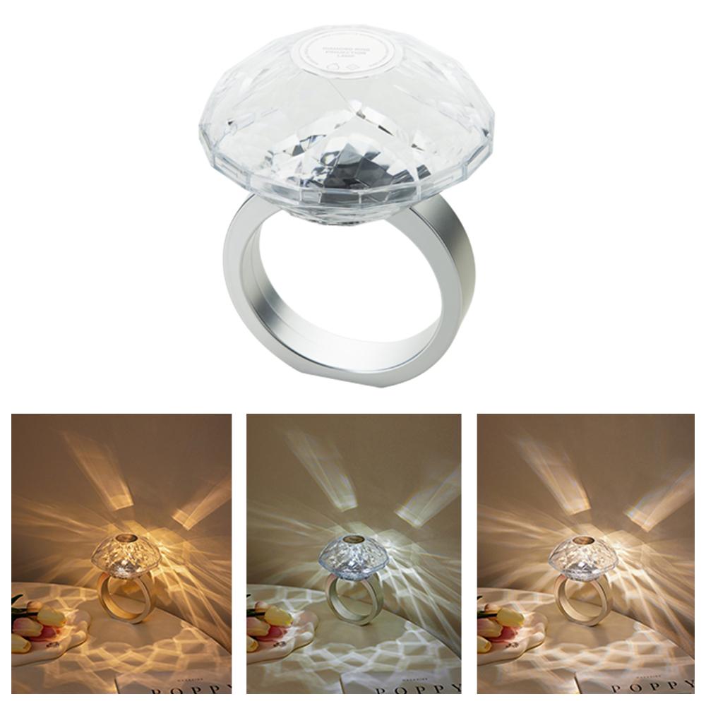 

Projection Ring Light Table Decor Ambient Lamp Valentine s Day Gift A
