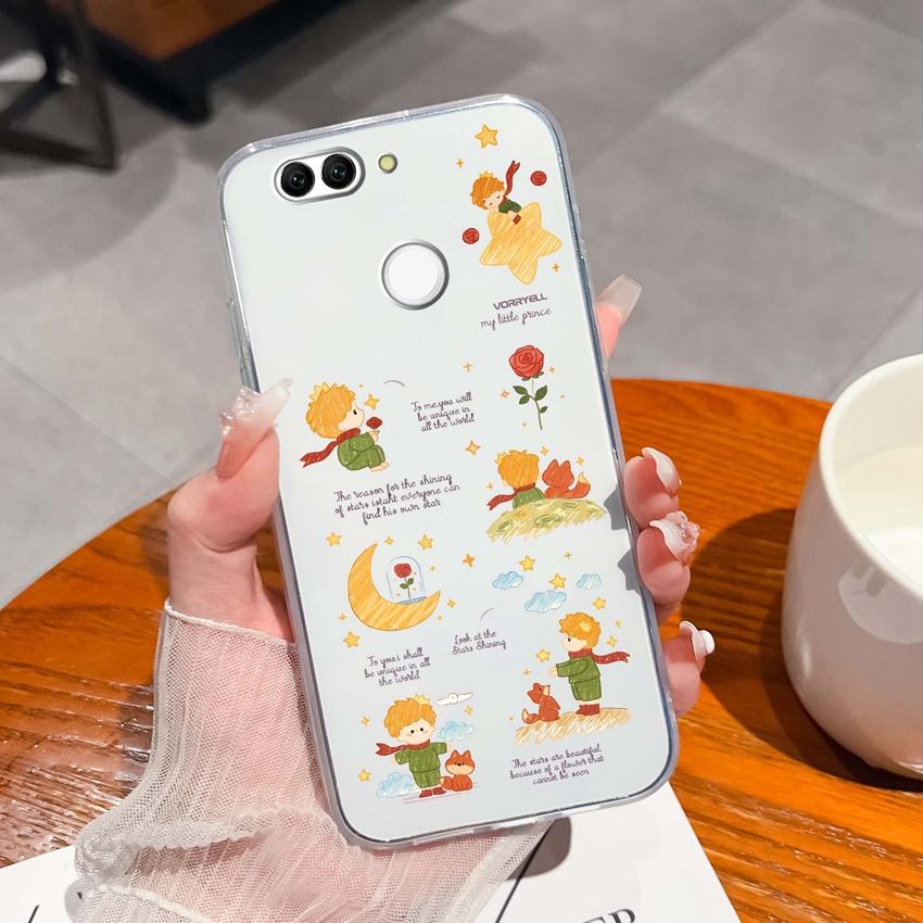 For Huawei Nova 2 2S 3 3e 4 4e 5 5i 7i 6 7 SE Luxury Clear Phone Case Beautiful Butterfly Wing Pattern Soft Silicone Anti Fall Shell For Huawei Casing