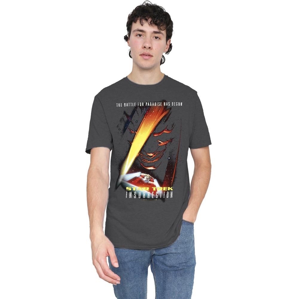 Star Trek Insurrection(Movie) T-Shirt S-3XL Charcoal XXXL