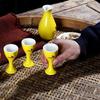 6Pcs/set Ceramics Chinese Style Sake Pot Cups Set 2 Pots 4 Cups Home Restaurant Party Drinking Barware Set Friend Gift Box New