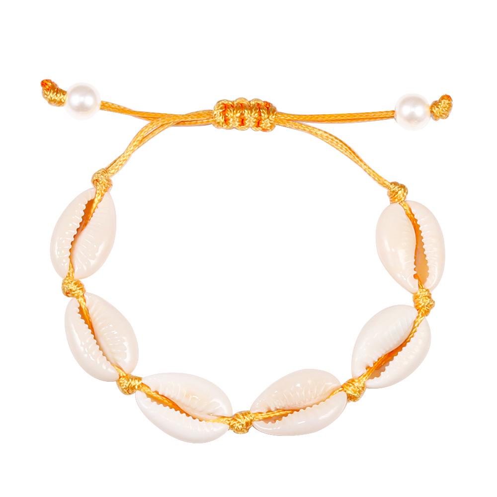 Ocean Style Adjustable Shell Bracelet – Fashionable Wristband with Multiple Styles for Women