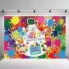 Art Painting Party Background Decorative Artist Theme Birthday Banner Supplies