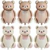Cartoon Matte Bear Foil Balloon Wedding Baby Shower Birthday Party Activity Decorations Rainbow Cake Candy Helium Balloons