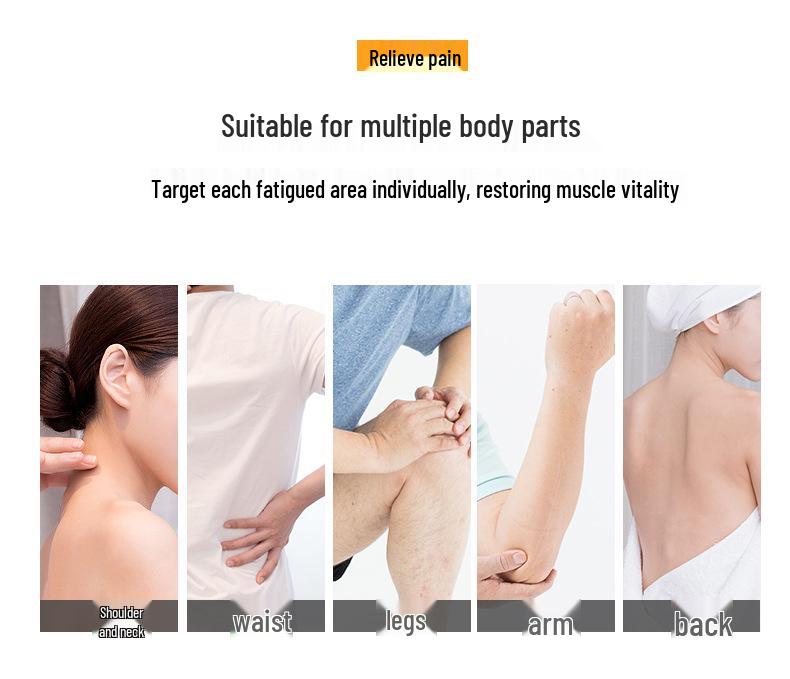 Dual-Use Neck & Back Massager Pillow with Heat Therapy for Home & Car Use