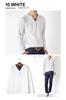 ARONA Heather Border Layered Style Waffle 36 Size L Y-Henley Sweatshirt/YC Khaki,