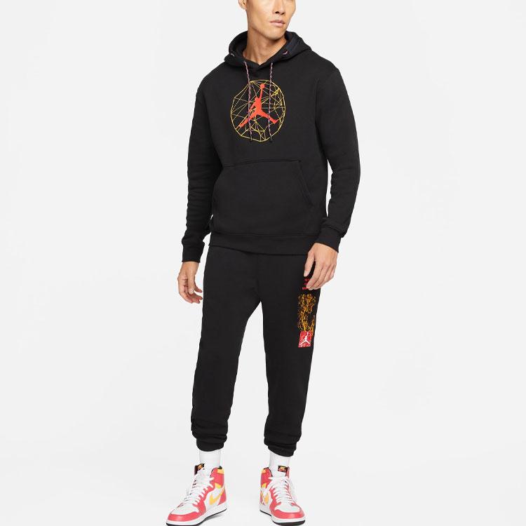 Jordan Essentials Mountainside Fleecehose mit Print Herren Unterteile Schwarz DC9721-010