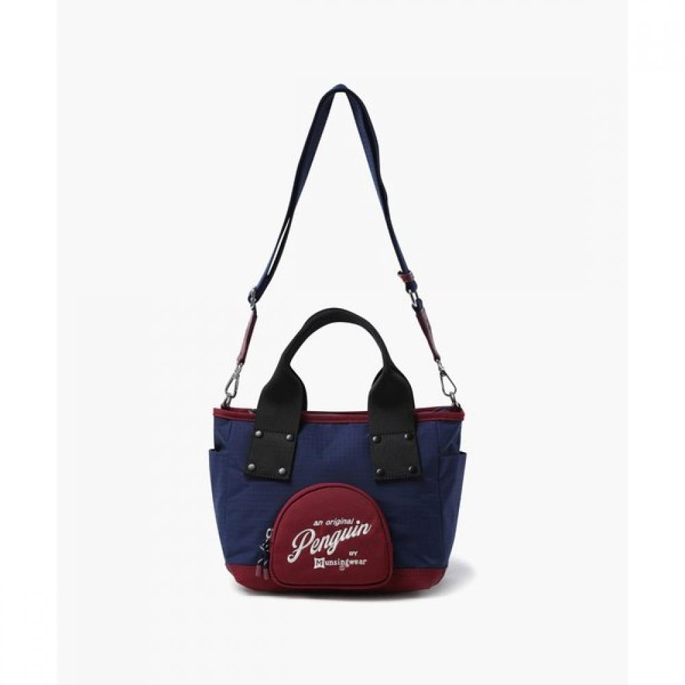 MunSingwear Women S Original Penguin Pocket Tote Bag Dark Navy Mr122pbg21