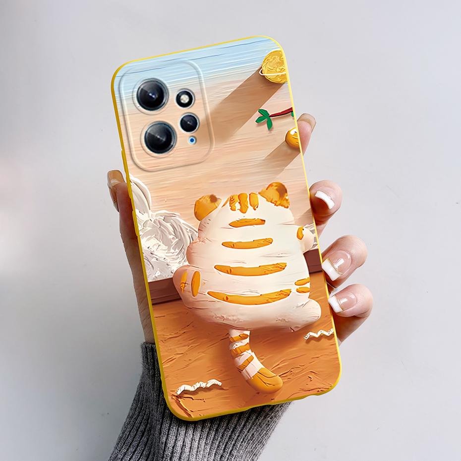 Case For Xiaomi Redmi Note 12 12S 4G 5G Patterned Full Protection Soft Silicone Stylish Cartoon Cover For Redmi Note 12 S Funda