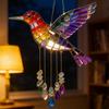 Regenbogen Vogelform Windspiele mit reflektierenden Oberflächen zum Einfangen von Sonnenlicht für Garten- und Heimdekoration