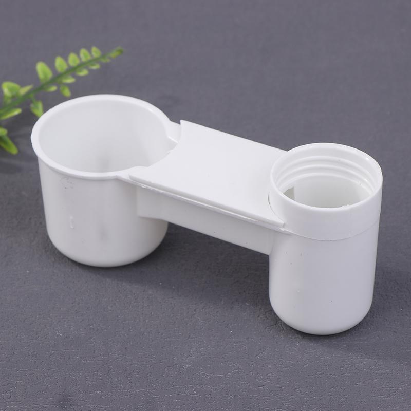 Plastic Pet Drinker Bowl Portable Water Bottle Feeding Cat Chicken Pigeon Parrot Hamster Double Nozzle Water Guide For Bird
