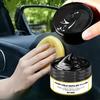 Car Maintenance Polish - Black glossy paste for tires,bumpers,mirrors and trim,fade-proof and oxidation-resistant,vehicle mainte