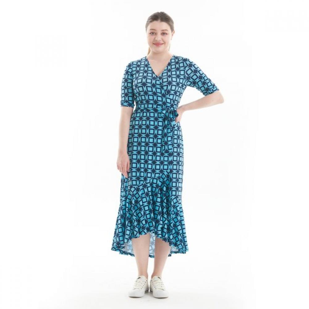 

Creora Lip Balm Vivian 3 4 Sleeve Frill Wrap Dress Ldm42hn01 FREE/LDM42HN01
