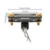 Trailer Connector with Bracket Impact-Resistant Towing Hookup