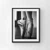 Alb-negru Ballet Girl Balerina Postere și imprimeuri Dansatoare Pânză Pictură Artă de perete Imagine pentru camera de zi decor acasă