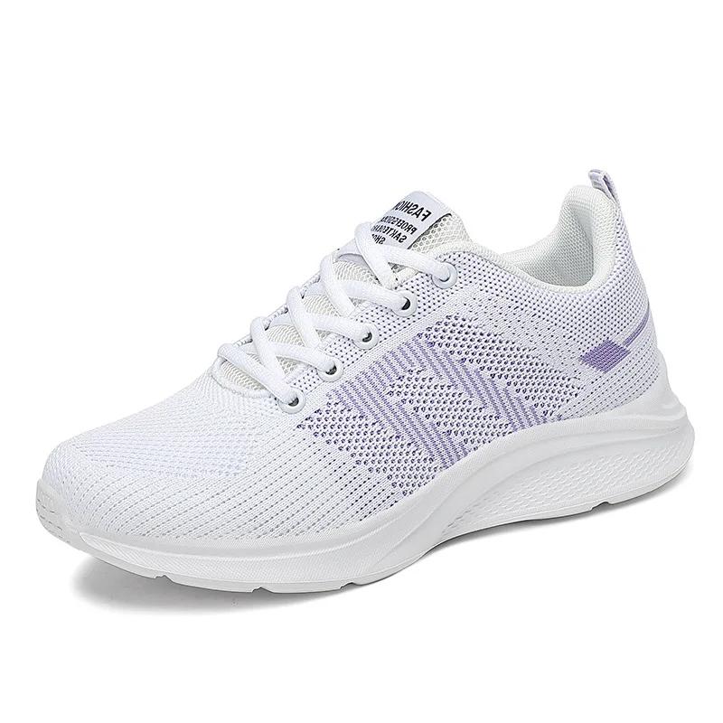Fashion New Women's Sneakers Soft soled Large size travel shoes Casual light ladies shoe Breathable fashion non slip shoes Zapatos Mujer