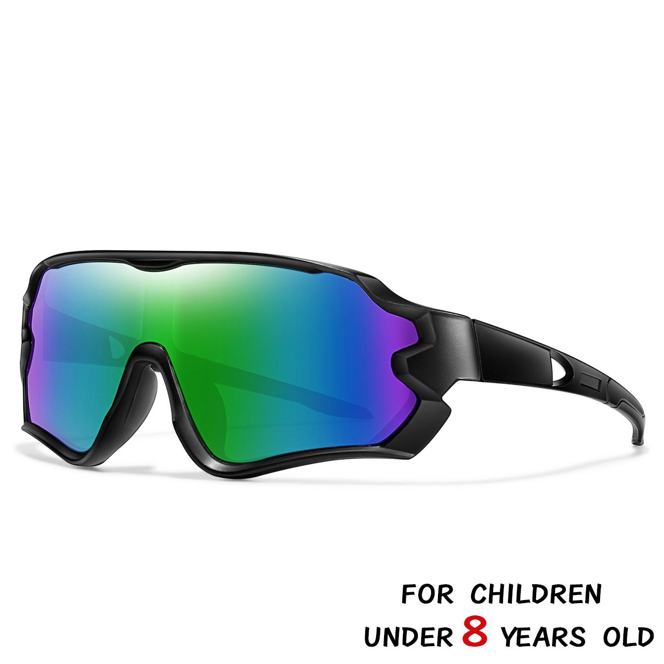 

3-8 Years Old Children Sun Glasses Boys And Girls Cycling Riding Outdoor Sports Kids UV400 Goggles Camping Fishing Bike Eyewear