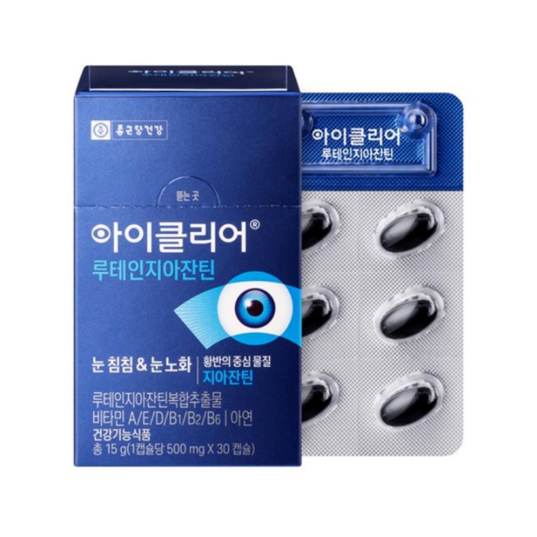 

iClear Lutein & Zeaxanthin 30 Tablets, 1