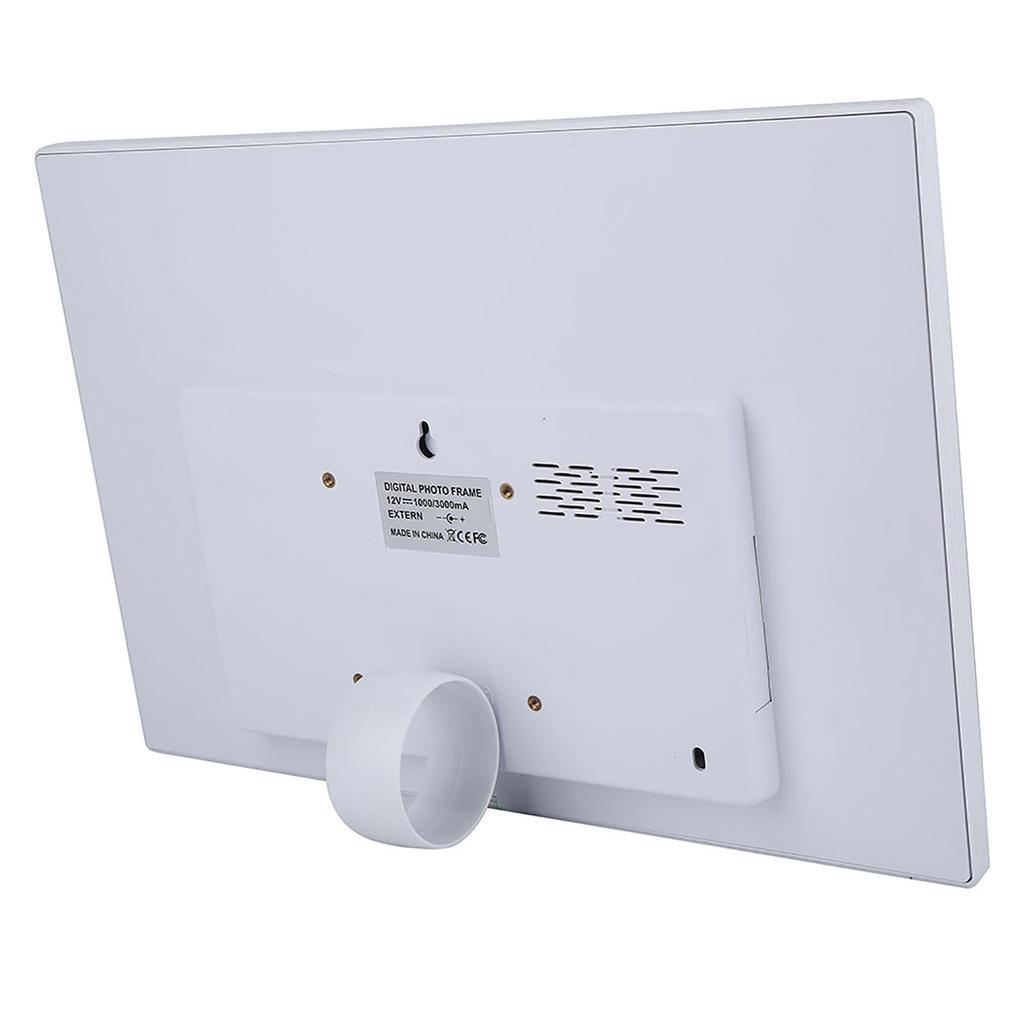 15  HD Screen Touch Button Digital Photo Frame Alarm Clock MP3Celsius4 Movie Player   Black