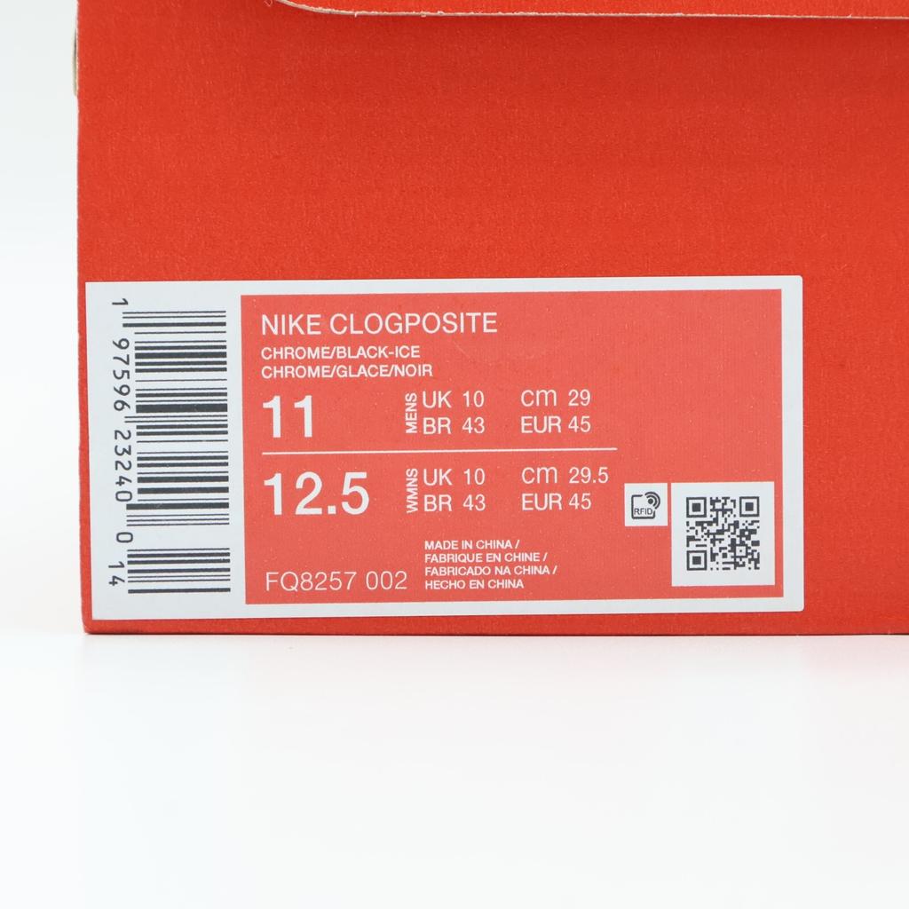 FQ8257-002 Nike Clogposite Chrome and Black (Men's)