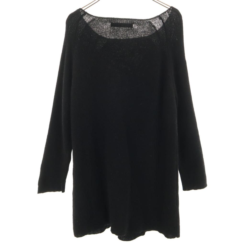 Mizuiro Ind Long Sleeve Knit Mini Dress Black Women Used